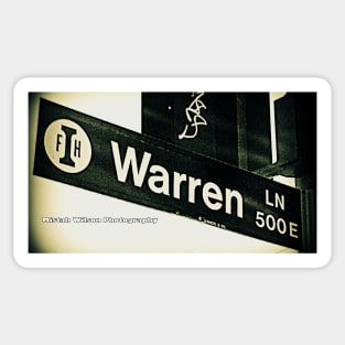 Warren Lane1, Inglewood, CA by Mistah Wilson Sticker